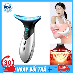 Máy nâng cơ mặt, Giảm nhăn, Tăng sinh collagen, Công nghệ Nhật Bản 2021 Cổ thiên nga