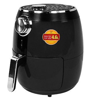 Nồi Chiên Không Dầu Magic A-802 (4.6 Lít) Đen - Hàng Chính Hãng