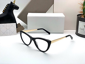 Gọng Kính cận, Kính giả cận mắt mèo gọng Kim loại bản dày + tặng Tuavit móc khóa mini đa năng