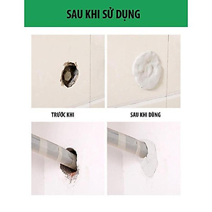 Combo 5 Gói Xi Măng Dẻo 20g Bịt Lỗ Điều Hoà, Đường Ống Nước, Keo Dán Lỗ Tường Bằng Xi Măng