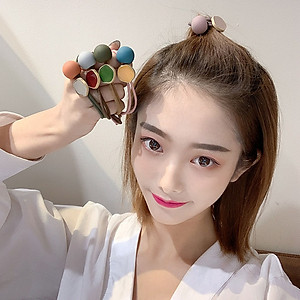 Dây buộc tóc nữ Morandi [Set 5 dây] NASI dễ thương phong cách hàn quốc thun cột tóc nữ co giãn tốt phụ kiện tóc