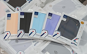 Bao da Cho IPAD Pro 11 inch M4 2024 Air 5/Air 4 10.9/ Pro 11 inch/Gen 9 8 7th 10.2/Gen 10 hiệu WIWU Classic II lưng mềm có khay bút chống sốc chống va đập - Hàng chính hãng