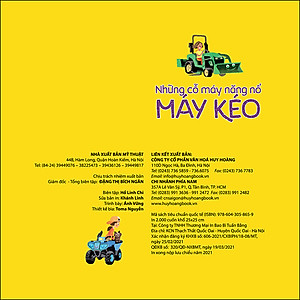 Sách Busy Machines - Tractors: Những Cỗ Máy Năng Nổ - Máy Kéo (Song Ngữ Anh - Việt)