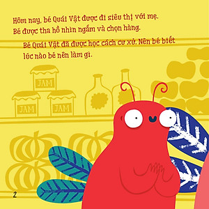 Sách Bé Tự Rèn Tính Tốt: Bé Quái Vật Biết Xin Phép