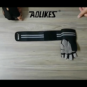 Găng tay nửa ngón tập gym, tập tạ Aolikes AL113B (1 đôi)