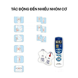 Máy Xung Điện OMRON HV-F128 Với 12 Chế Độ Tự Động Theo Từng Vùng Cơ, Bảo Hành 1 Năm