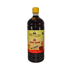 Đặc Sản Phú Quốc - Hộp 2 Chai Nhựa Nước Mắm Phú Quốc Khải Hoàn 40 Độ Đạm (1L/ Chai) - Ocop 5 Sao