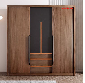 [Kèm Ảnh Thực Tế - Miễn phí vận chuyển & Lắp đặt] TỦ QUẦN ÁO GỖ CÔNG NGHIỆP CAO CẤP OHAHA - TACC009