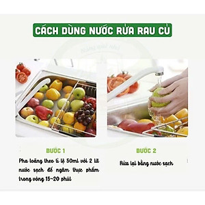 Nước ngâm rửa rau củ quả enzyme sinh học Mr Fresh 800ml
