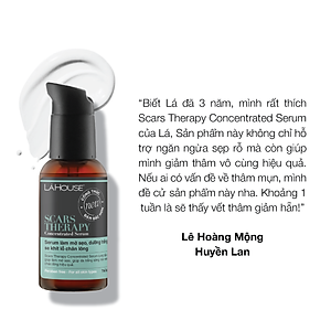 Serum giúp dưỡng trắng da, làm mờ sẹo và se khít lỗ chân lông Lá House Scars Therapy Concentrated 15ml/30ml