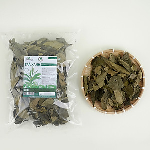 Lá trà xanh sấy khô Goce - Công nghệ sấy lạnh cao cấp - Hộp 100g