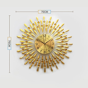 Đồng Hồ Treo Tường Trang Trí Đẹp S-A30 độc lạ 3d cỡ lớn nghệ thuật phù hợp cho phòng khách, phòng ngủ