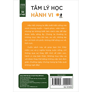 Sách Tâm Lý Học Hành Vi - Quản Lý Cảm Xúc Làm Chủ Bản Thân