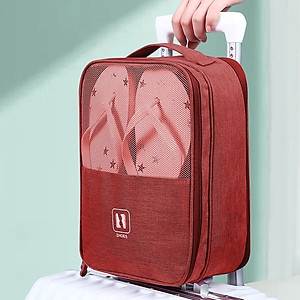 Túi đựng giày dép du lịch 3 ngăn chống nước,Có thể cố định trên vali,Không gian bên trong rộng rãi - Hàng chính hãng