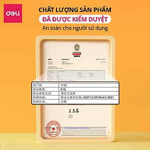 Bút Sơn Acrylic Marker 2 Đầu Cao Cấp Deli - Kèm Hộp Nhựa - 12/24/36/48 Màu Đậm, Đều - Tô Màu Đi Nét DIY Vẽ Giày Quần Áo