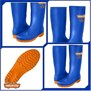 ỦNG NHỰA PVC CỔ CAO SIZE 43 WRB1L43 WADFOW - HÀNG CHÍNH HÃNG