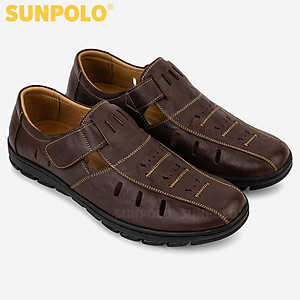 Giày Rọ Nam Da Bò SUNPOLO STA680 (Đen, Nâu)