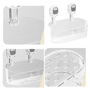 Kệ Để Đồ Nhà Tắm Cốc Hút Dán Tường, Giá Treo Nhà Bếp Chắc Chắn, Lỗ Thoát Nước Thông Minh - HÀNG CHÍNH HÃNG MINIIN