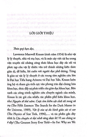 Sách Vũ Trụ Từ Hư Không