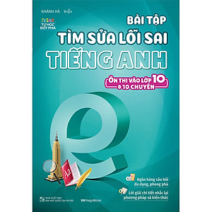 Combo Bài Tập Tiếng Anh Ôn Thi Vào 10 Và 10 Chuyên - Bộ 1 (4 Cuốn) 