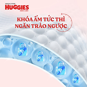 Tã/bỉm quần Huggies Skin Care Mega Jumbo M106 miếng với tràm trà dịu da