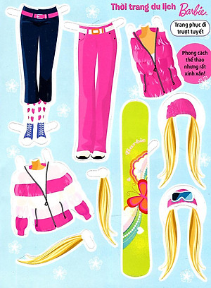 Sách Thiết Kế Thời Trang Barbie - Thời Trang Du Lịch