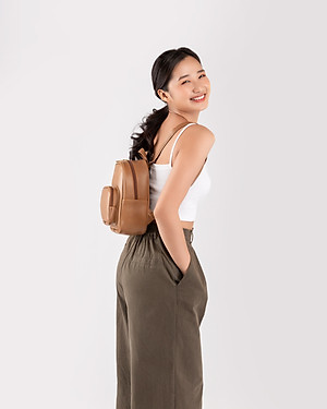 Balo Yuumy ( Thời trang nữ cỡ trung - Balo da Liberal YBA55 )