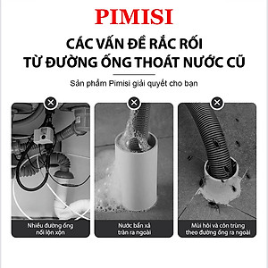 Bộ Đầu Nối Ống Thoát Nước Pimisi PDT-501 Ngăn Mùi | Chính Hãng 