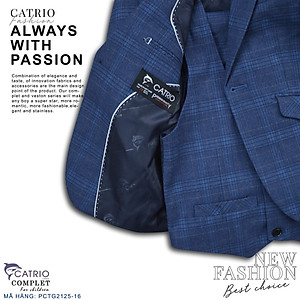 BỘ ĐỒ VEST BÉ TRAI CATRIO PCT2125/16 là bộ đồ VEST TRẺ EM có 3 chi tiết: áo vest + quần dài +áo ghile gilet, được thiết kế tuyệt đẹp cho bé trai từ 2 tuổi (12kg) đến 12 tuổi (50kg) mặc trong các dịp lễ Tết, biểu diễn, hội nghị tiệc cưới sinh nhật dạ hội