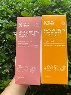 Dung Dịch Vệ Sinh Phụ Nữ Gel x2 Nano Nghệ Cỏ Cây Hoa Lá - Giảm Viêm Ngứa, Khử Mùi, An Toàn Cho Mẹ Bầu - 150ml