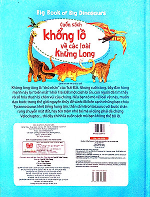 Sách Tương Tác - Big Book - Cuốn Sách Khổng Lồ Về Các Loài Khủng Long (Tái Bản 2018)