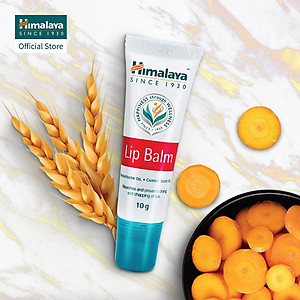 [HSD: 30/05/2026] COMBO 2 TUÝP SON DƯỠNG HỒNG MÔI KHỬ THÂM CHIẾT XUẤT CÀ RỐT HIMALAYA LIP BALM 10G