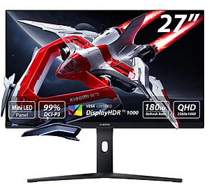 Màn hình Gaming Xiaomi G Pro 27i Mini LED 27 inch (2K/MINI LED/180HZ/1MS) - Hàng Chính Hãng