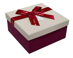 Hộp Quà Vuông  V026 Phượng Hoàng 14 x 14 x 7 cm- Giao mẫu ngẫu nhiên