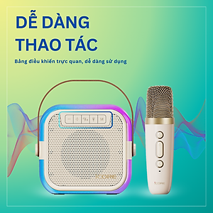 Bộ Loa Karaoke mini Bluetooth iCore ISM59 kèm 01 Micro - Hàng Chính Hãng