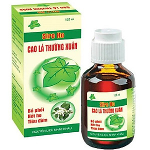 Siro Ho Cao Lá Thường Xuân Chai 125ml - Hỗ Trợ Giảm Ho, Bổ Phế, Giảm Đờm, Nguyên Liệu Nhập Khẩu Từ Pháp