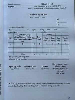 Sách Hướng Dẫn Chế Độ Kế Toán Doanh Nghiệp (theo Thông tư số 99/2025/TT-BTC) - V2672T