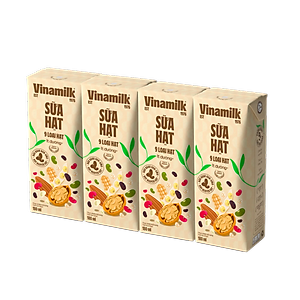 Sữa 9 loại hạt Vinamilk Super Nut - Thùng 24 hộp 180ml