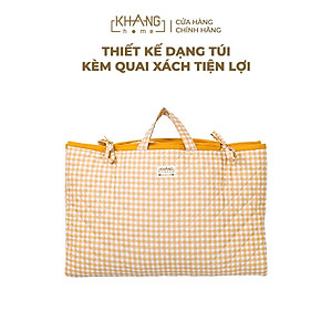 Túi Nệm Chần Bông Khang Home Cho Trẻ Đi Học Kèm Gối Nằm 70x120cm