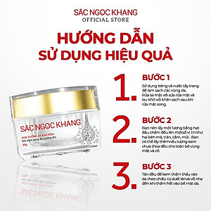 Kem Dưỡng Da Ban Đêm Sắc Ngọc Khang 30g giúp dưỡng ẩm, hỗ trợ mờ thâm nám, sạm, tàn nhang