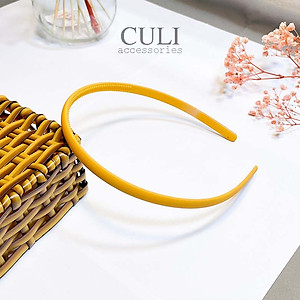 Băng đô cài tóc, Bờm cài tóc bản 1cm nhiều màu xinh xắn cho nữ - Culi accessories