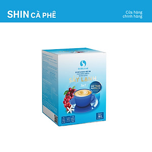 Cà phê hòa tan Arabica sấy lạnh 3 in 1 - SHIN Cà Phê - Hộp 10 gói