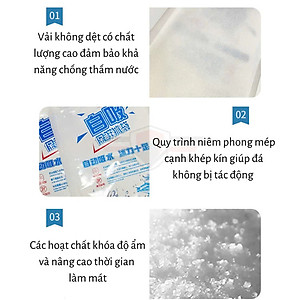 COMBO 5 Túi đá gel khô 200ml bảo quản thực phẩm, an toàn, tiện lợi - Không chảy nước - Giữ lạnh thực phẩm, đồ ăn Túi đá khô giữ nhiệt bảo quản lạnh sữa an toàn, tiện lợi - Giao Mẫu Ngẫu Nhiên
