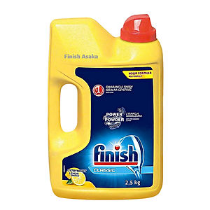 Bột rửa chén Finish Dishwasher Power Powder Lemon Sparkle 2,5 kg QT017384 - hương chanh