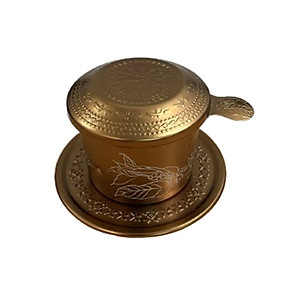 Trung Nguyên Legend - Phin nhôm hoa văn Trung Nguyên - Màu nâu