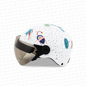 Mũ bảo hiểm có kính NÓN SƠN chính hãng BKP-TR089