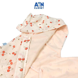 Đầm cho mẹ họa tiết Cherry nhì đỏ organza ánh nhũ - AICDMEB3OG6W - AIN Closet