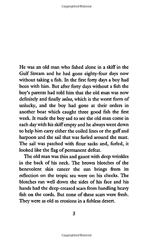 Sách The Old Man And The Sea