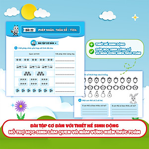 Combo Bài tập bổ trợ Toán – lớp 2 (cơ bản và nâng cao) (2 Tập)