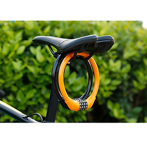 Khóa xe đạp thể thao mật khẩu 4 số Kiotool nhỏ gọn chắc chắn treo yên xe